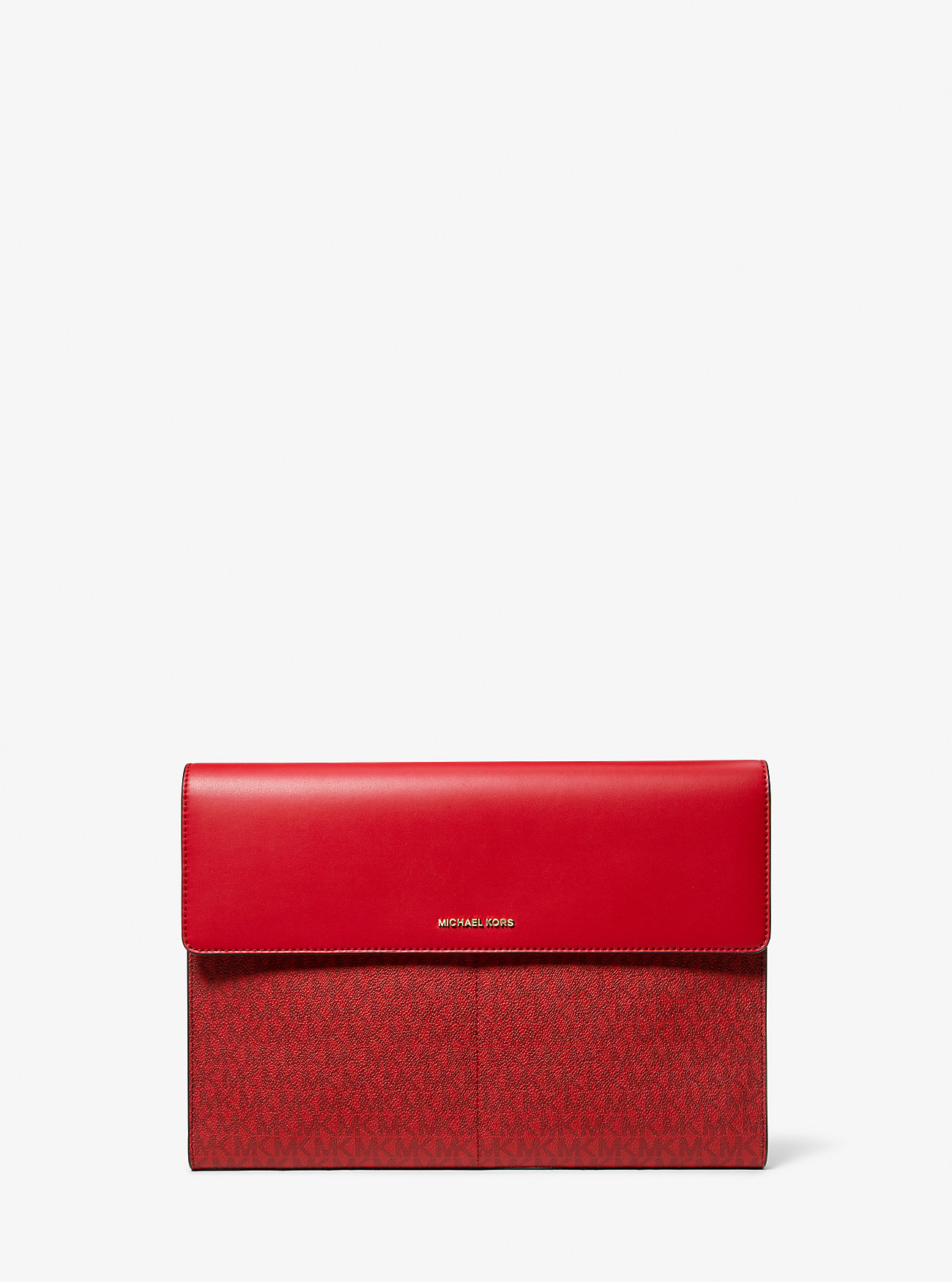 MICHAEL Michael Kors MK Jet Set Signature Logo Laptop Case - Red - Michael Kors