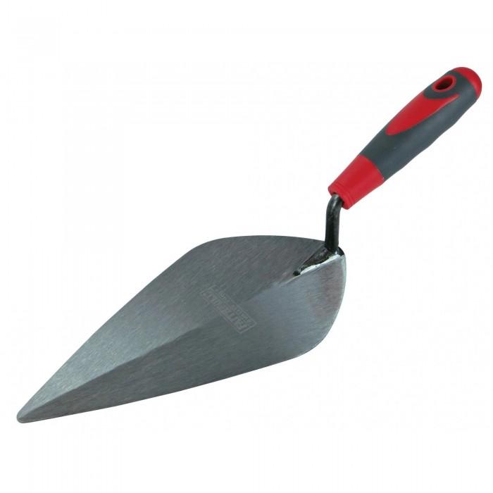 B&Q Faithfull London Pattern Brick Trowel Soft Grip Handle 10In Multi Colour (One Size)
