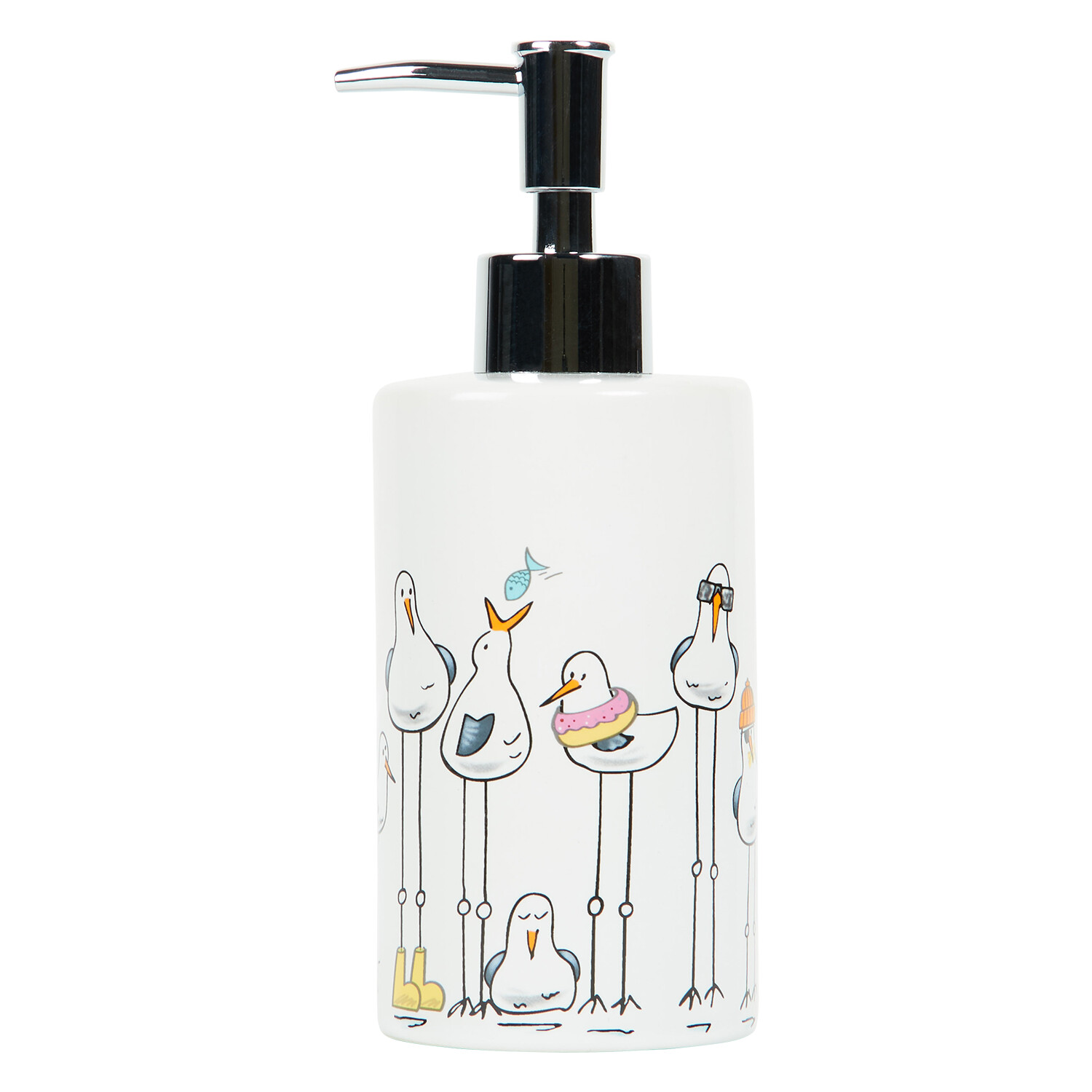 Seagull Soap Dispenser White
