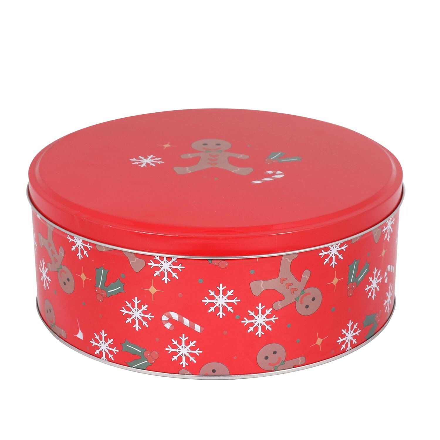 Set of Three Christmas Cake Tins