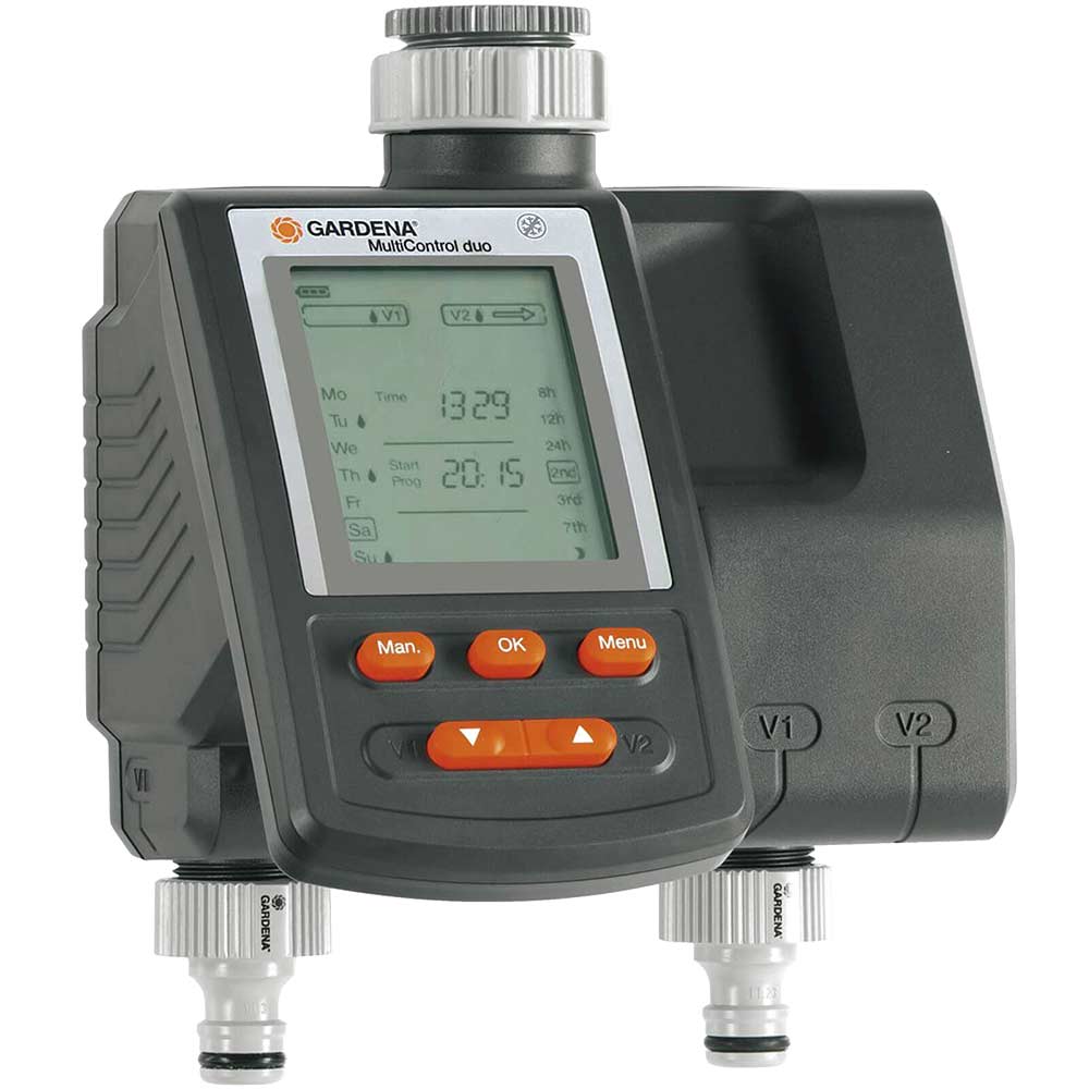 Gardena MultiControl DUO PLUS Dual Output Digital Garden Water Timer