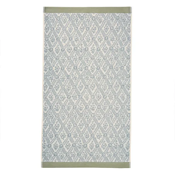 English Heritage St John's Trellis Bath Sheet Silver