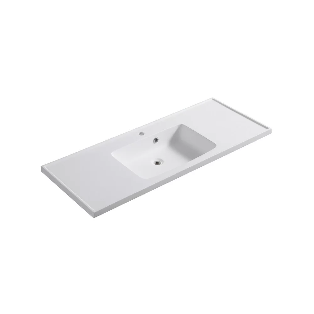 Senza MarcaGenerico Lavandino consolle in resina 80x45cm vasca centrale per bagno e cucina LC24