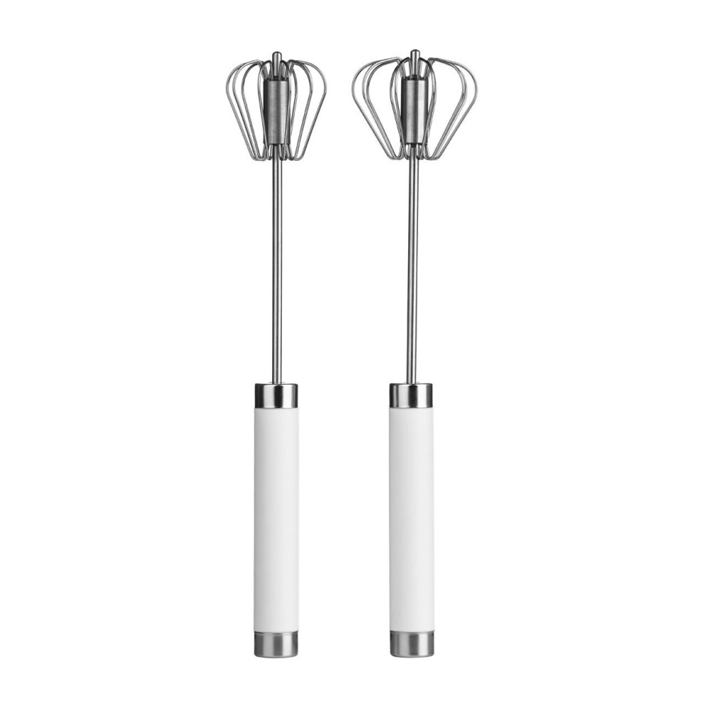 SO'HOME Set Of 2 Whisks In Stainless Steel