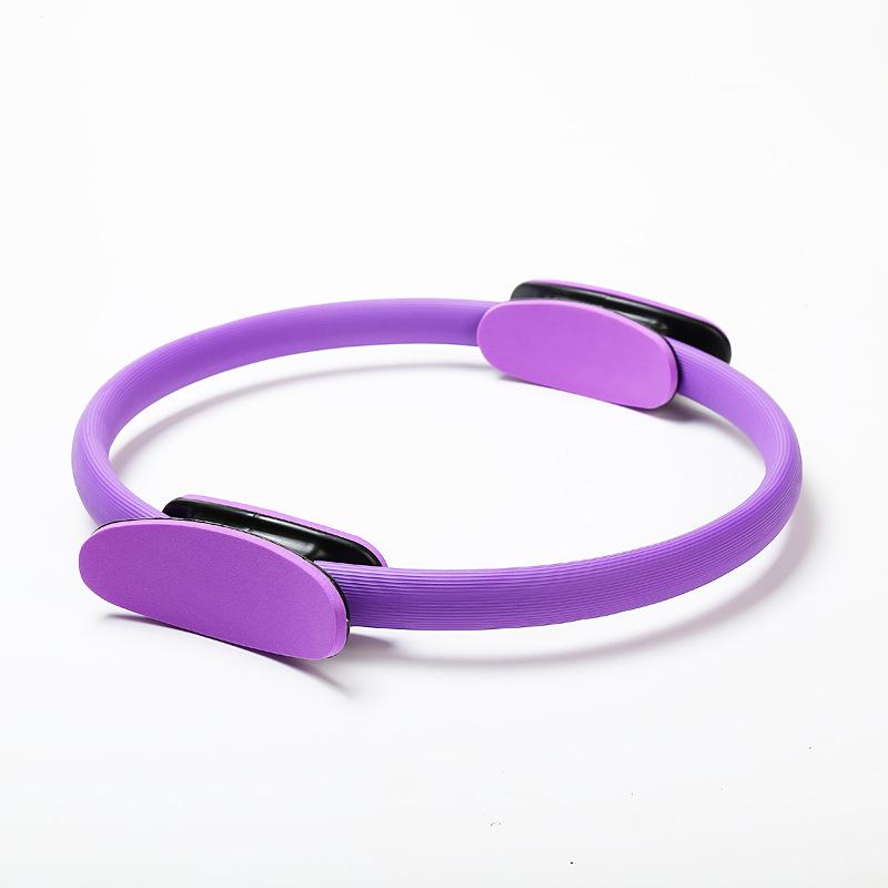 Binchi Keji Travel Yoga Fitness Ring Circle Pilates Women Girl Exercise Home Resistance Elasticity Yoga Gym Workout Pilates Ring Circle purple