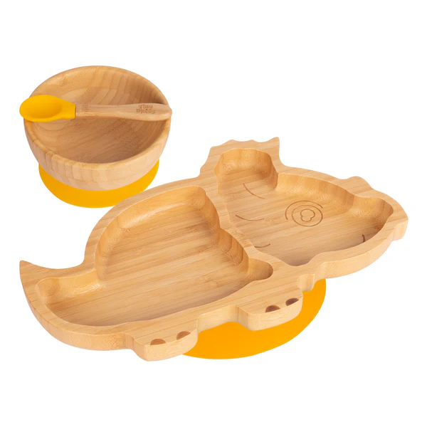 Children's 3 Piece Dinnerware Set, Service for 1 yellow