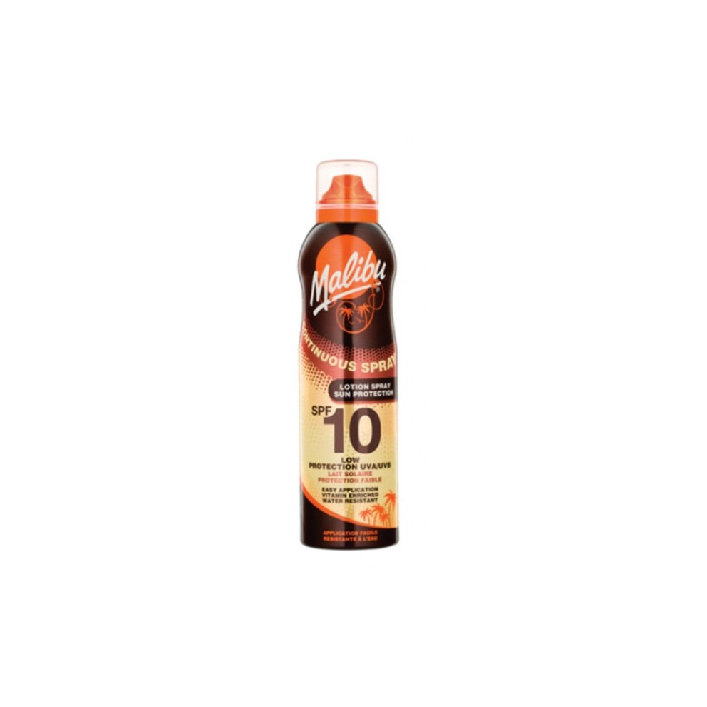 Malibu Continuous Dry Tanning Oil Spray SPF 10