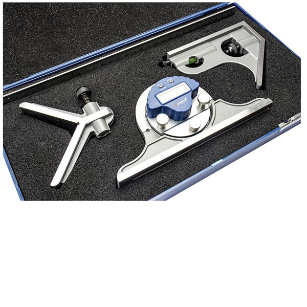 Dasqua 8300-0095 Digital Measuring Set: Level Gauge Caliper Ruler