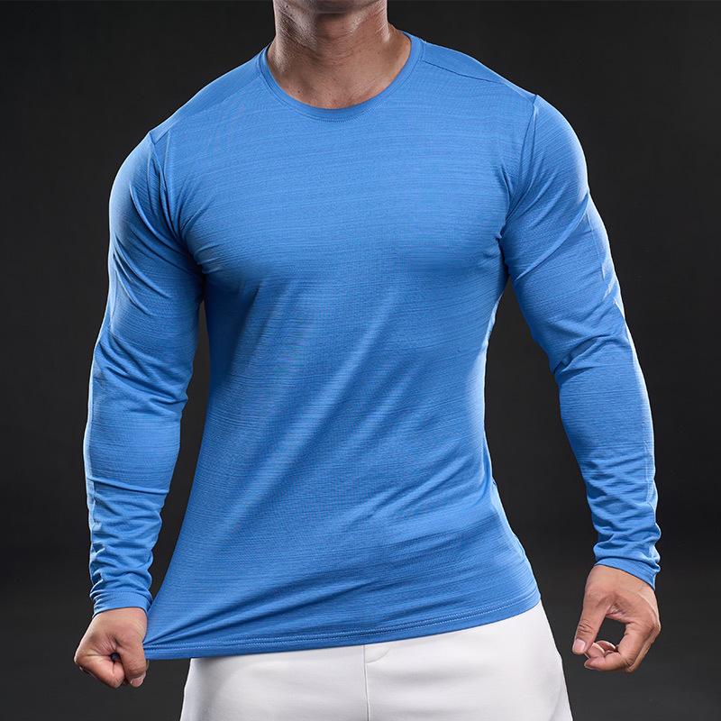 WEFT New Outdoor Quick-drying Fitness Clothing Sports Long-sleeved Base Basketball Running Compression Tights High-length Sleeve Men XXXL