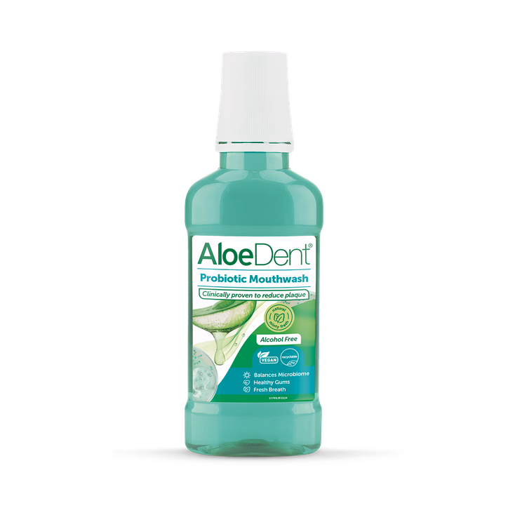 Aloe Dent Aloe Vera Mouthwash Probiotic 250ml (Pack of 6)