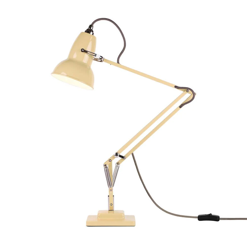 Anglepoise Original 1227 National Trust Edition Desk Lamp - Buttermilk yellow Desk Lamps Anglepoise