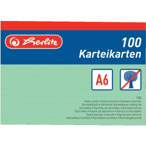 Herlitz 1150655 index card Green 1 pc(s)
