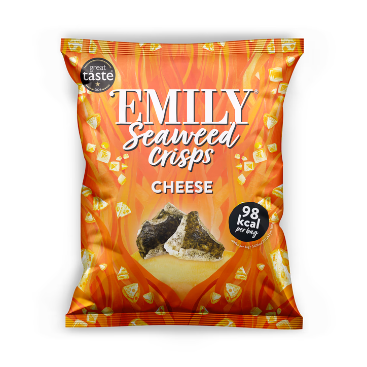 Abakus Foods Seaweed Crisps Cheese Flavour 18g