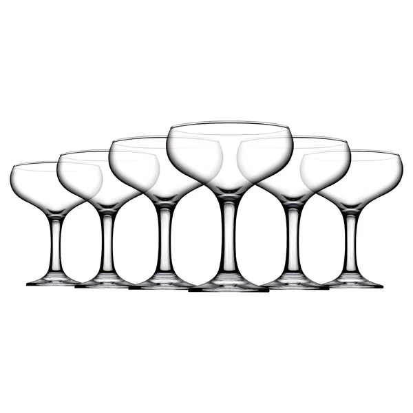 Pasabahce Bistro Glass Champagne Saucers - 280Ml - Pack Of 6