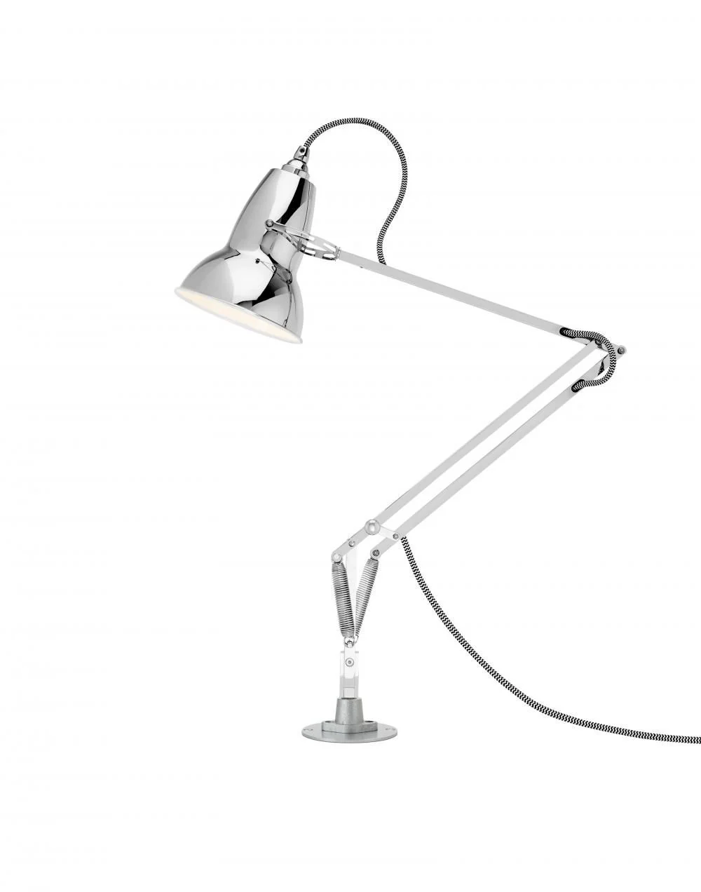 Anglepoise Original 1227 Desk Lamp - Bright chrome / Desk insert Desk Lamps Anglepoise