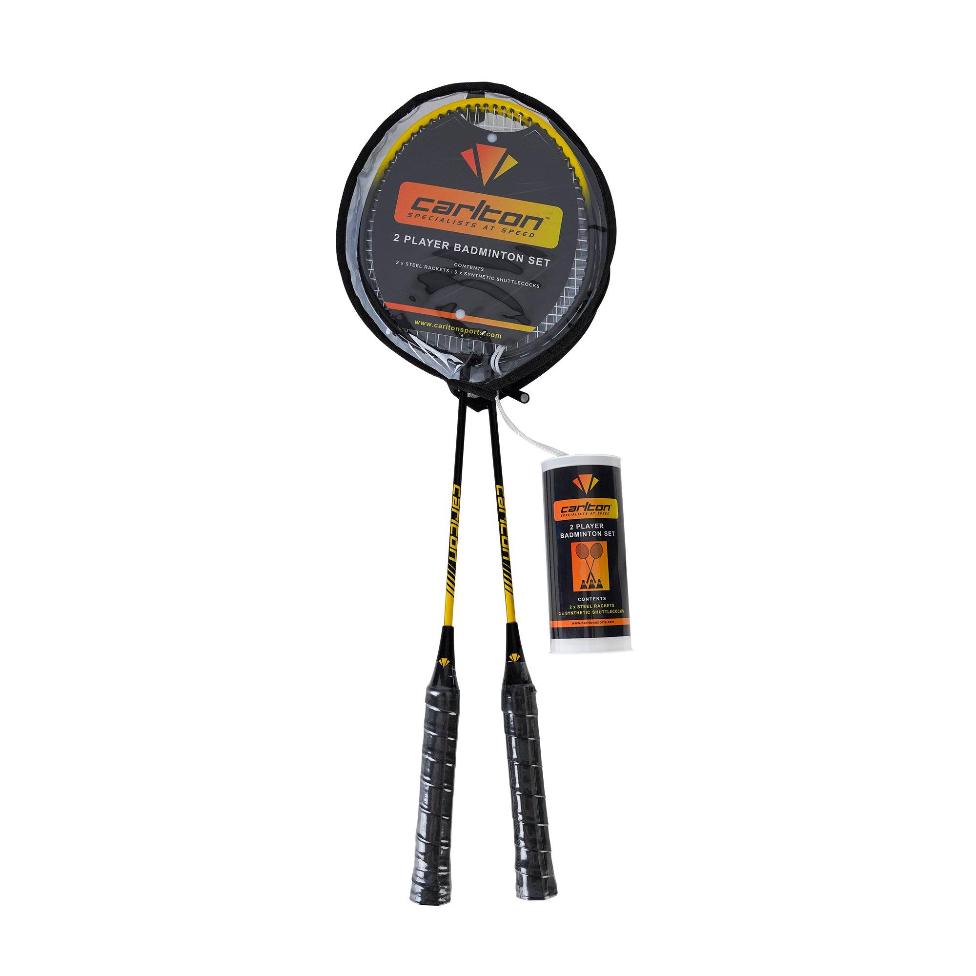 Carlton 2 Player Badminton Set - Black
