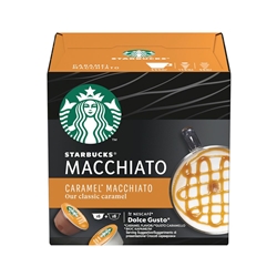 Starbucks Dolce Gusto Caramel Macchiato Coffee Pods - Pack of 12