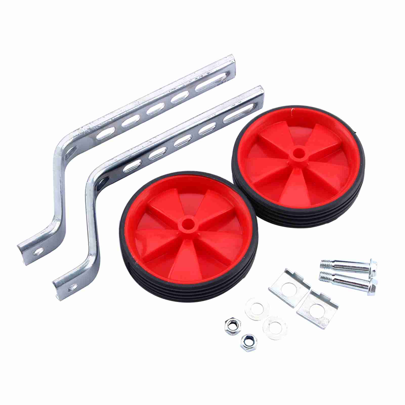 Wosawe Outdoor Sports Stable Children Cycle Stabilisers Bicycle Training Wheels Universal Safe 12?20 Inch Red