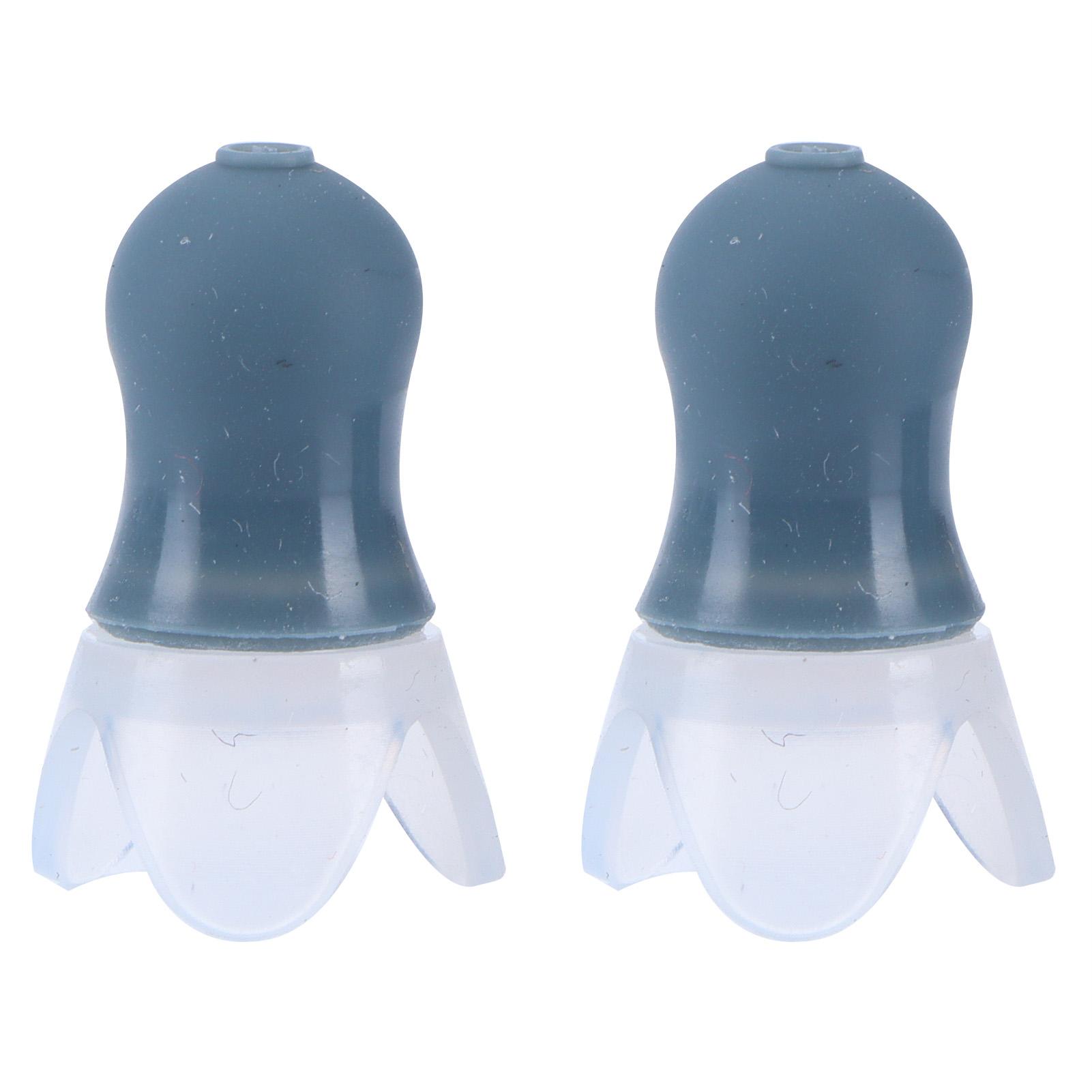 Beautyyy Swimming Waterproof Earplugs Flying Noise Reduction Silicone Ear Plug with Black Sealing BottleGray