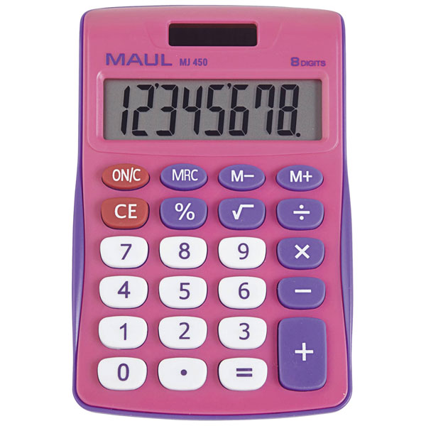 Maul 7267002 MXL 12 Desk Calculator White 12 Digit Battery & Solar...