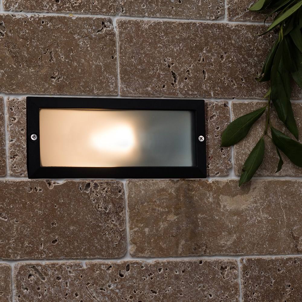 Value Lights Thornton IP54 Brick Light in Black
