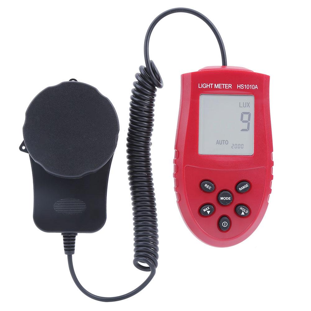 TOMTOP JMS Digital Light Meter High Accuracy Auto‑Ranging Portable Luxmeter Photometer HS1010A