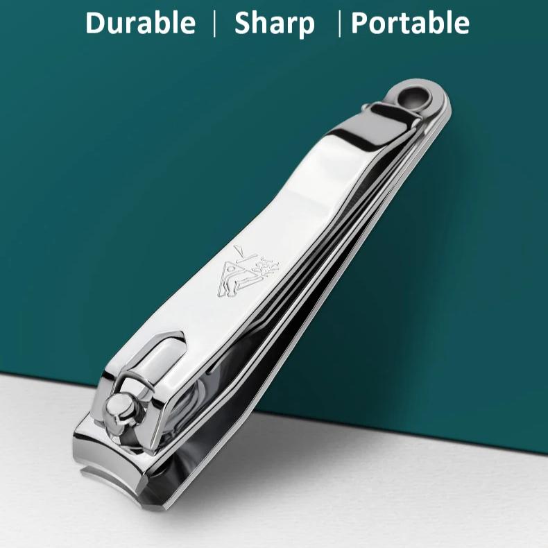 Classic Nail Clipper Single Nail Trimmer Stainless Steel Nail Cutter Manicure Tools Home Nail Care Tool silver