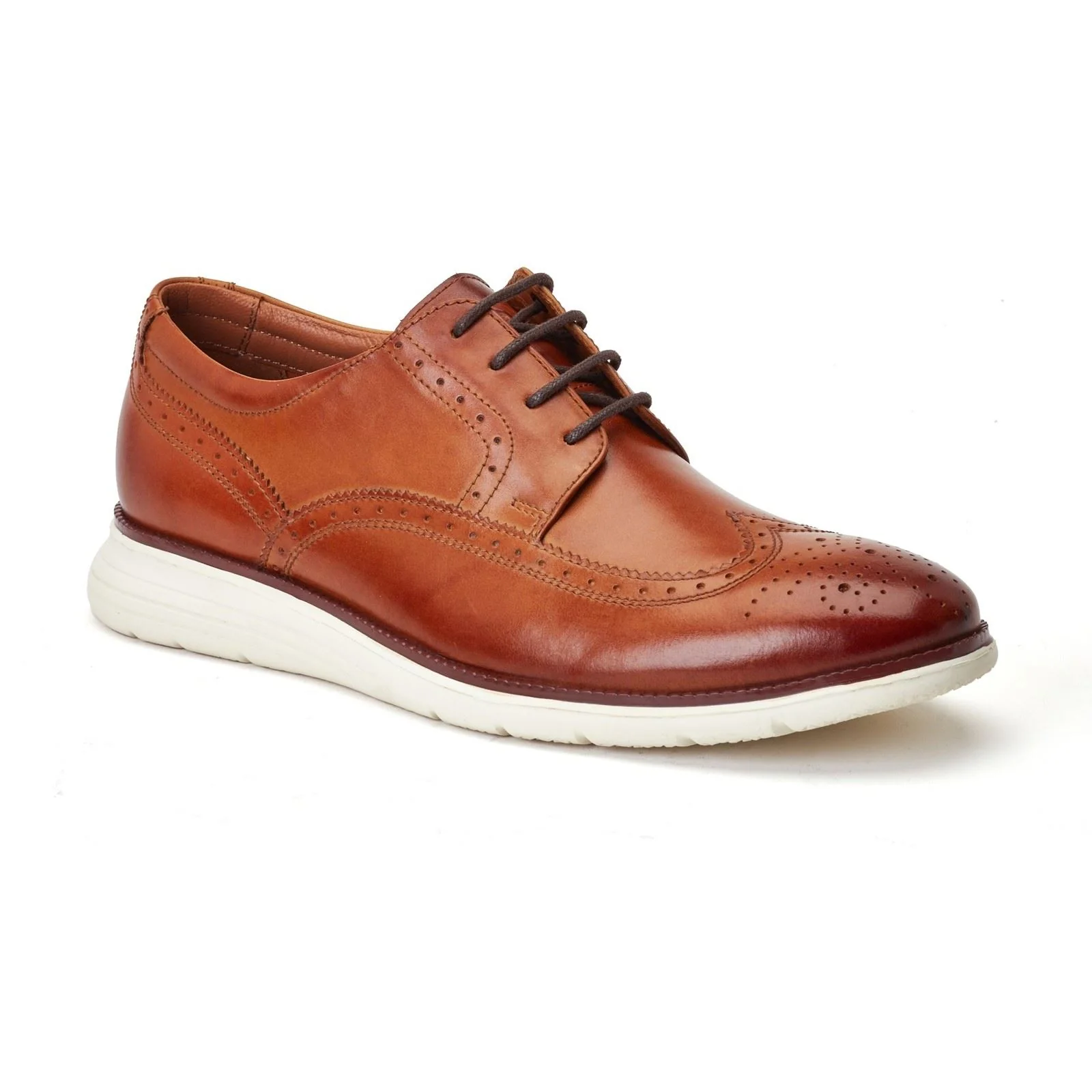 Base Men's Flight Mens Brogues - Brown - Size: 12