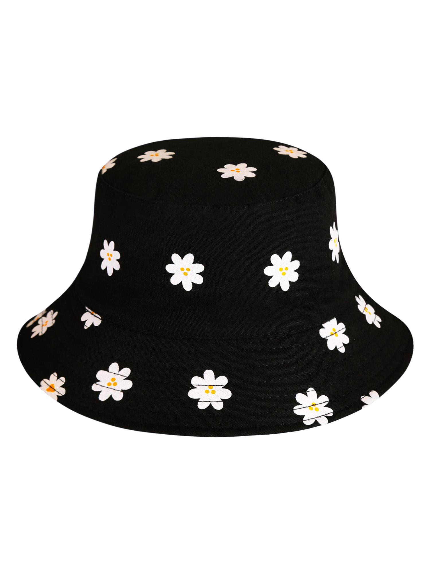 Automobile And Motorcycle Supplies Women Bucket Hat Reversible Floral Printed Fishman Hats Holiday Travel Beach Cap