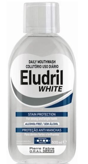 Eludril White Daily Mouthwash Stain Protection 500ml