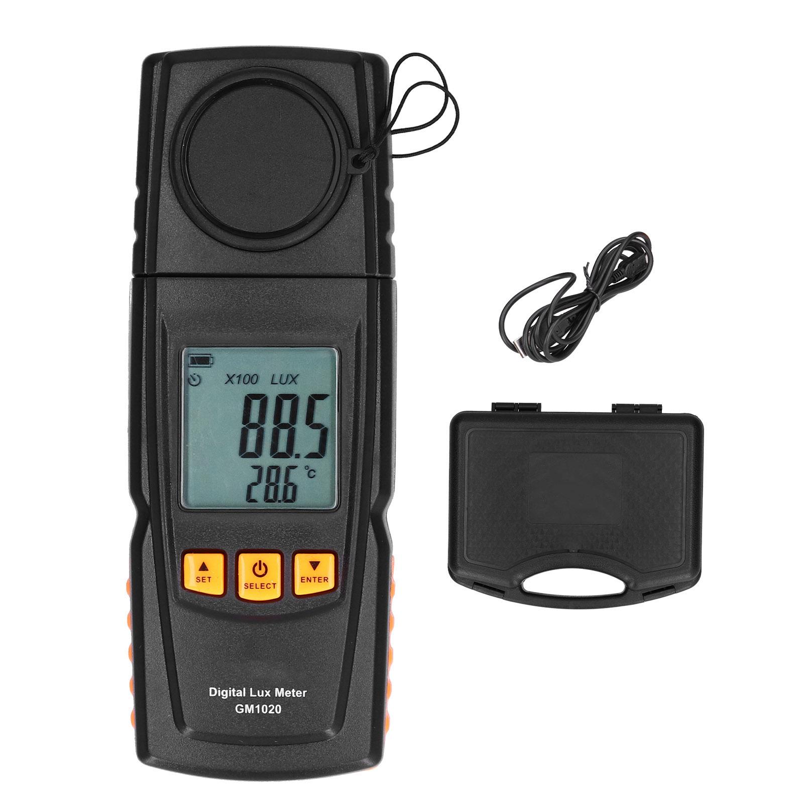 Vestidos Portable Illuminance Meter 0.1LX HighAccuracy Light Intensity Low Light Meter Testing Tool