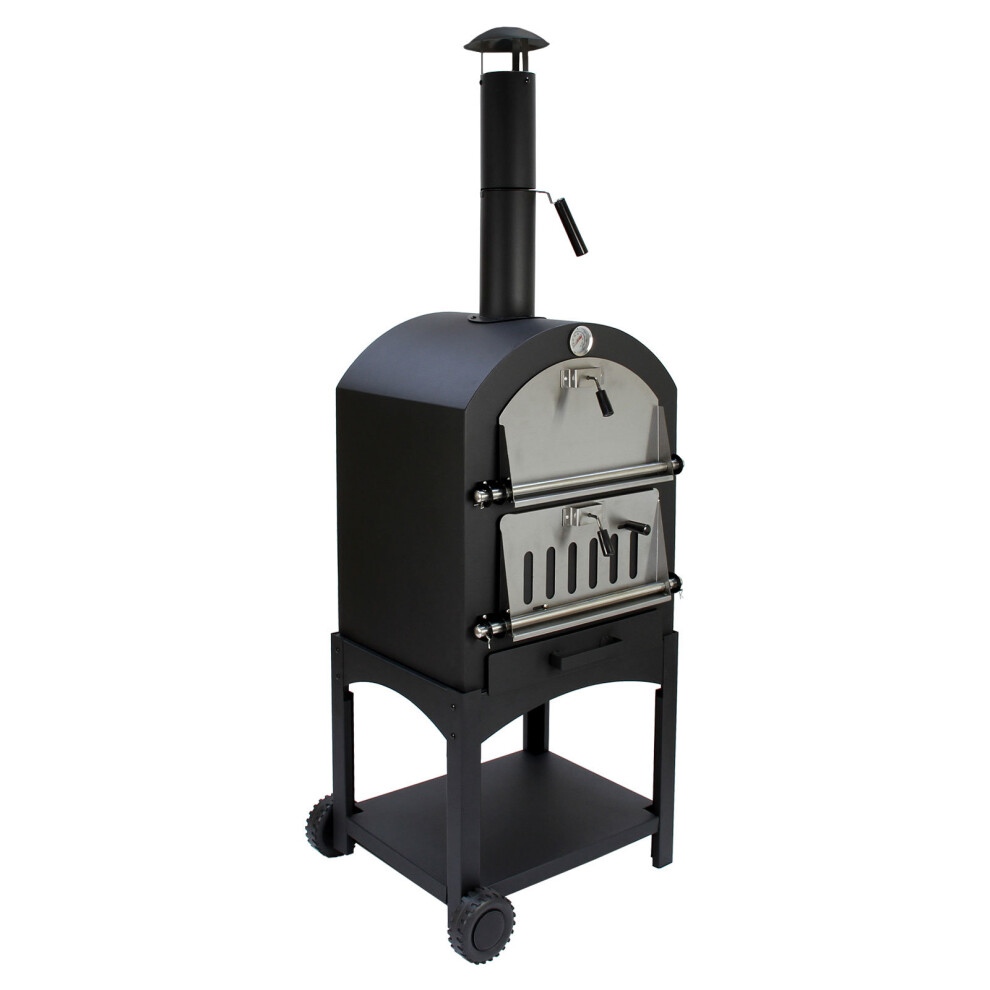 Kukoo Outdoor Pizza Oven & Cover|black