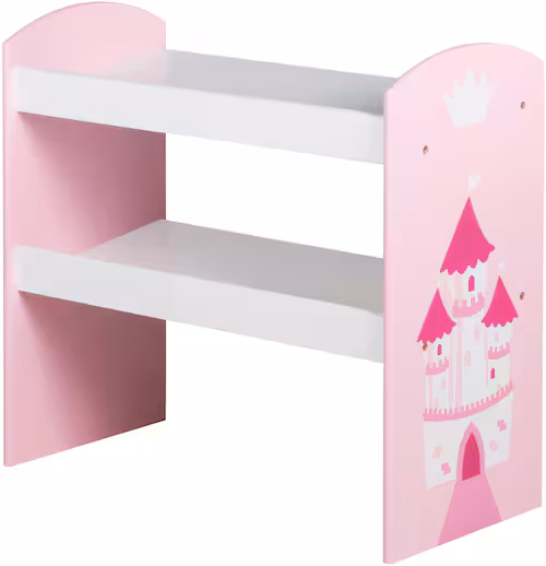 Roba Toy Storage Unit Crown Pink 63.5x30x60 cm MDF