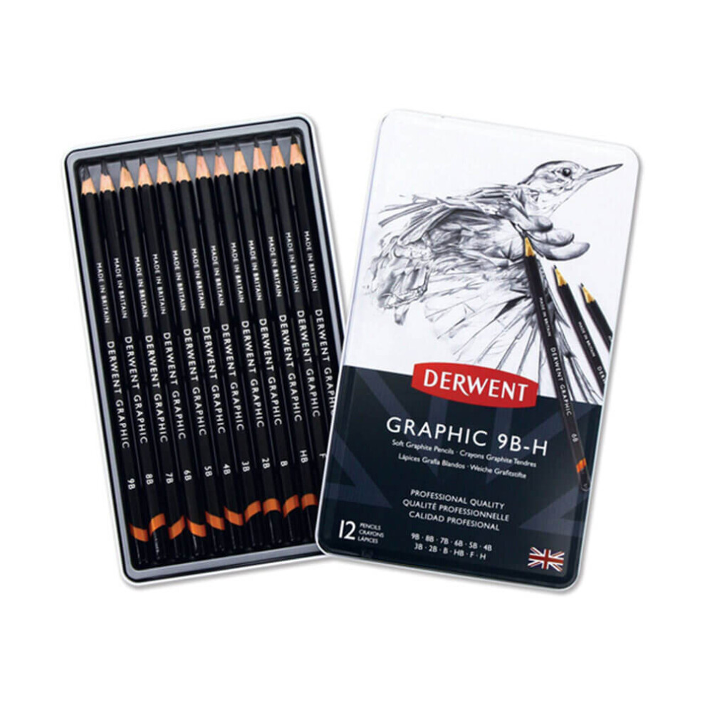 Derwent Derwent Graphic Soft Set of 12 Pencils | Drawing Tools > Pencils > Pencils