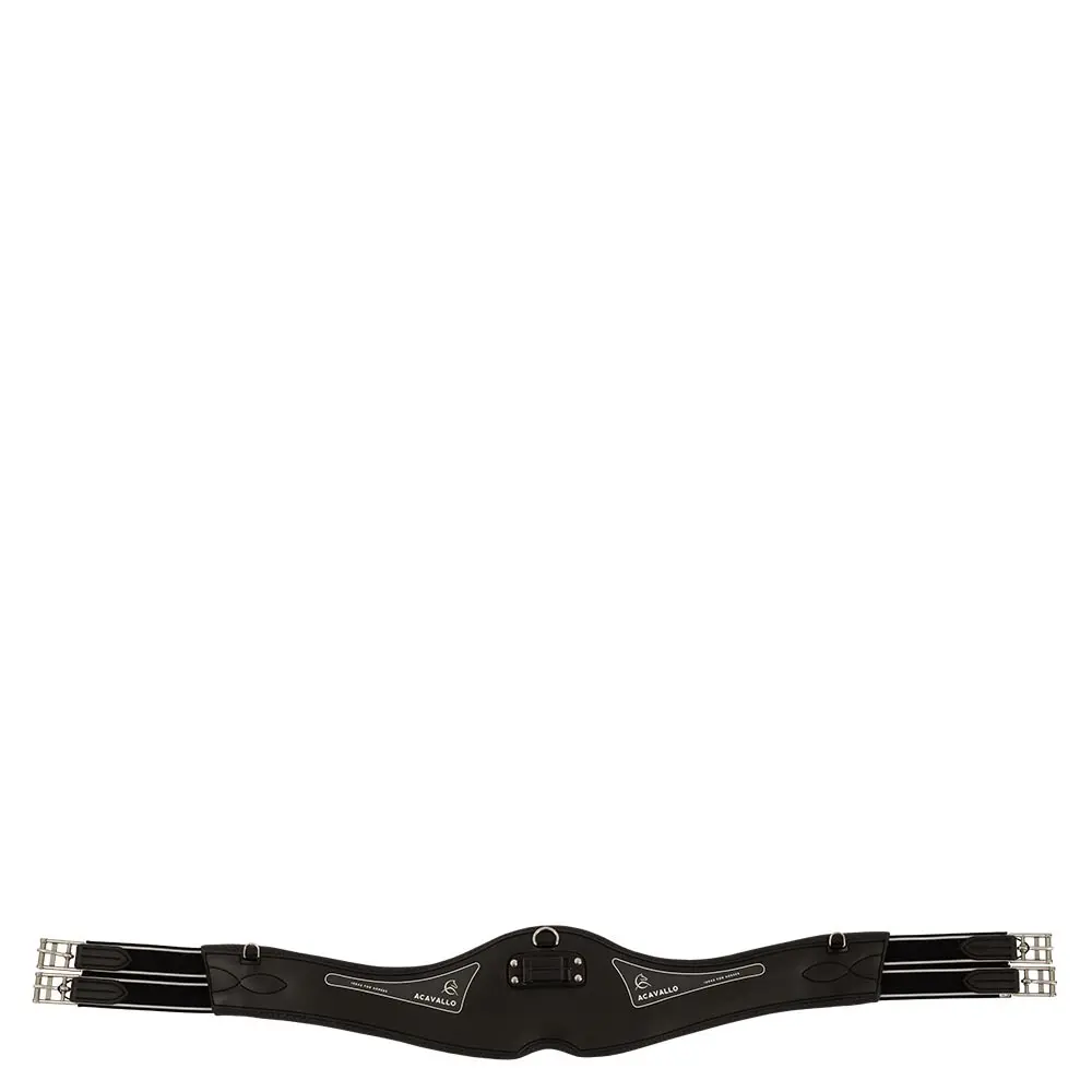 Acavallo Girths | Acavallo Gel and PVC Anatomic Girth Long Colour Black Size 56" (140cm)