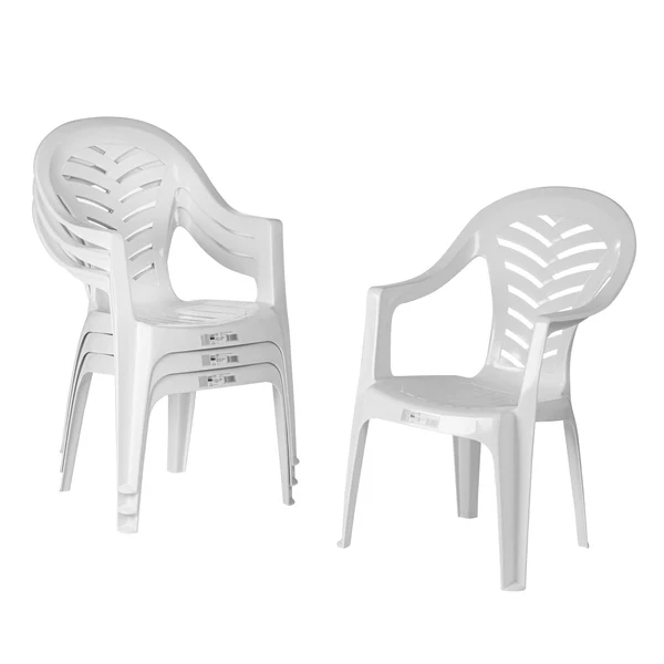Palma Garden Dining Chairs - Pack of 4 - White