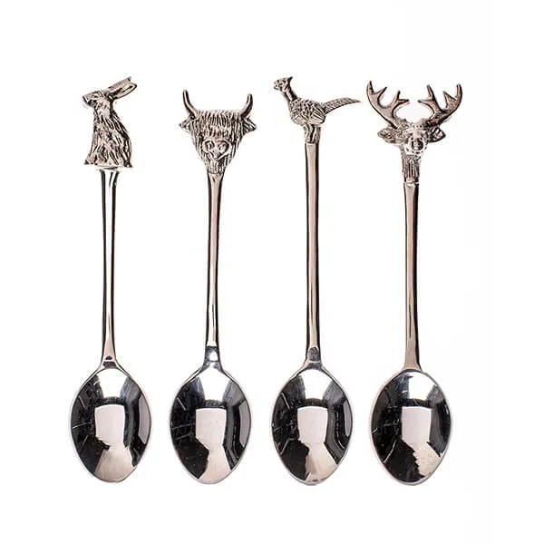 Selbrae House 4 Spoons - Country Animals