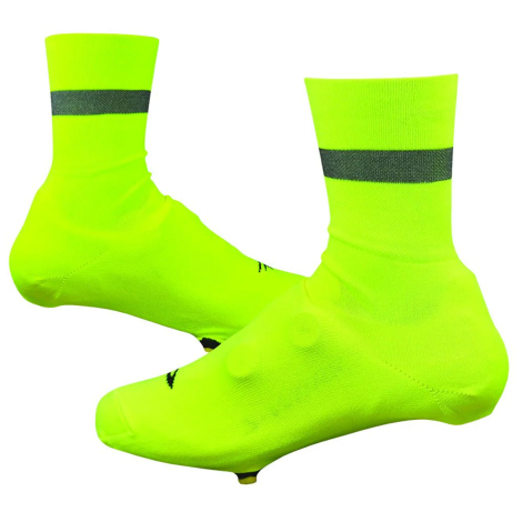 Defeet Slipstream Reflective Shoe Cover - Hi Vis Yellow / L/XL