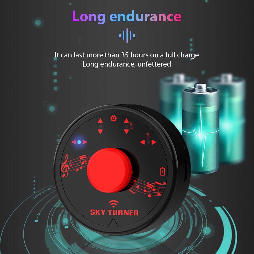 3d Printing Machine Wireless Page Turner Pedal Portable Mini Music Page Turner for Tablets Smartphones Multimedia black