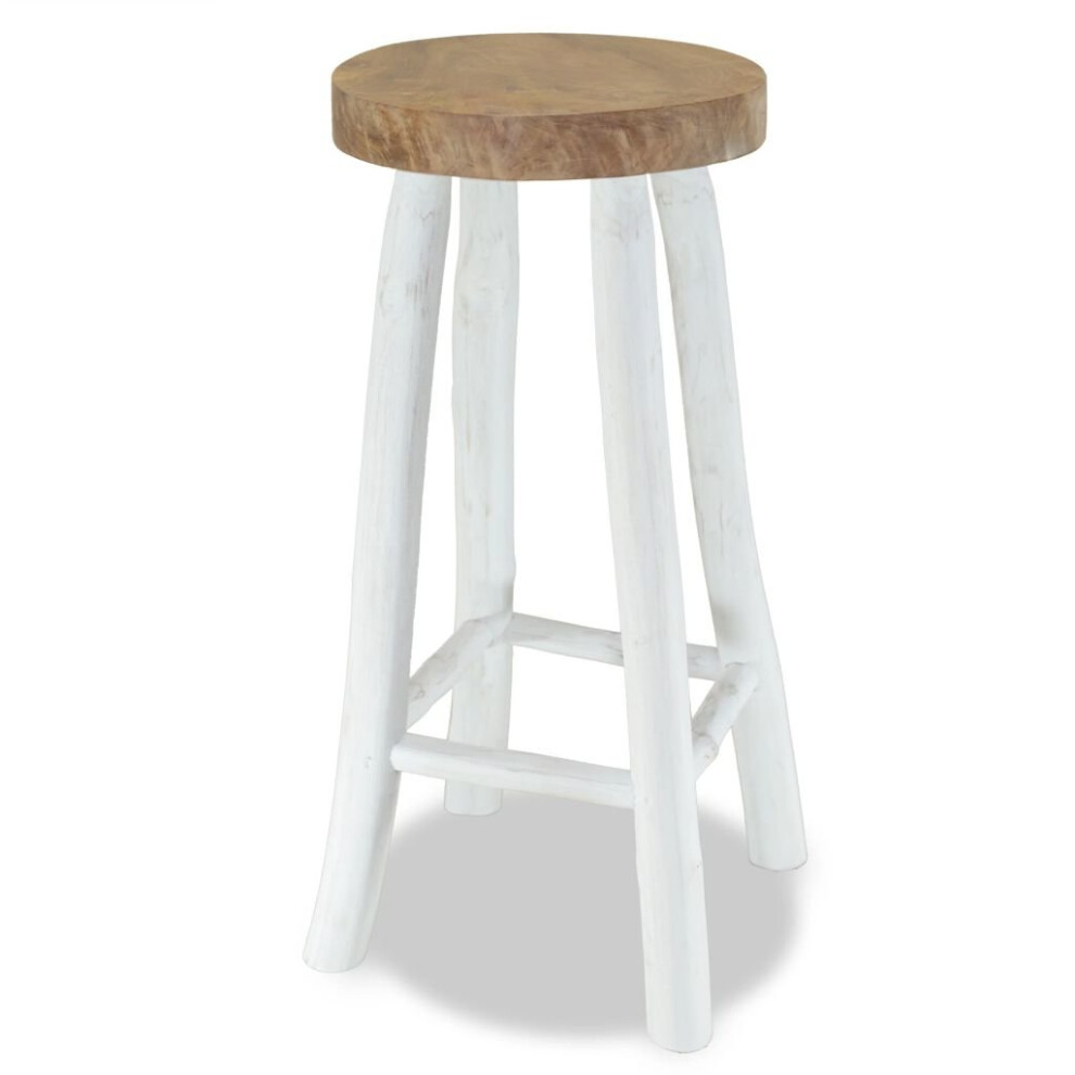 VidaXL Bar Stool Solid Teak Wood