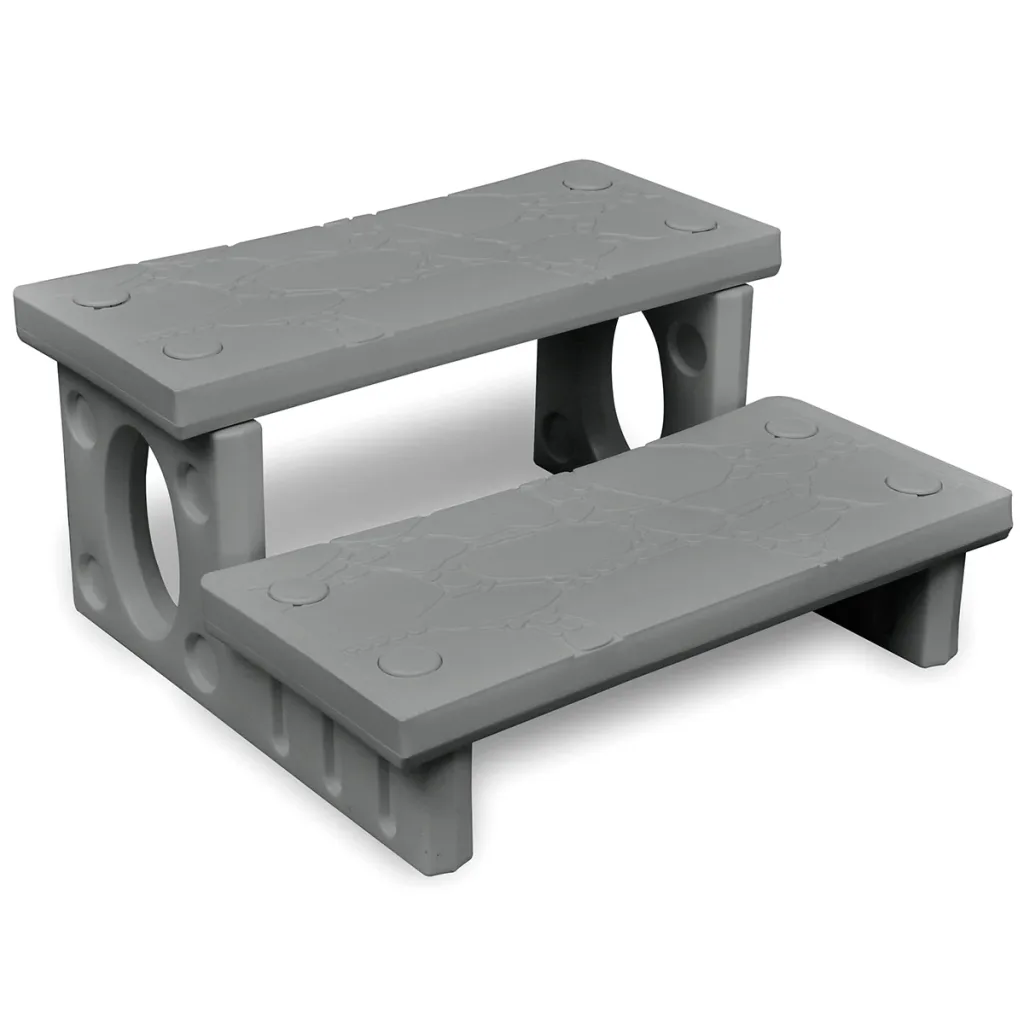 VidaXL Grey Spa Steps
