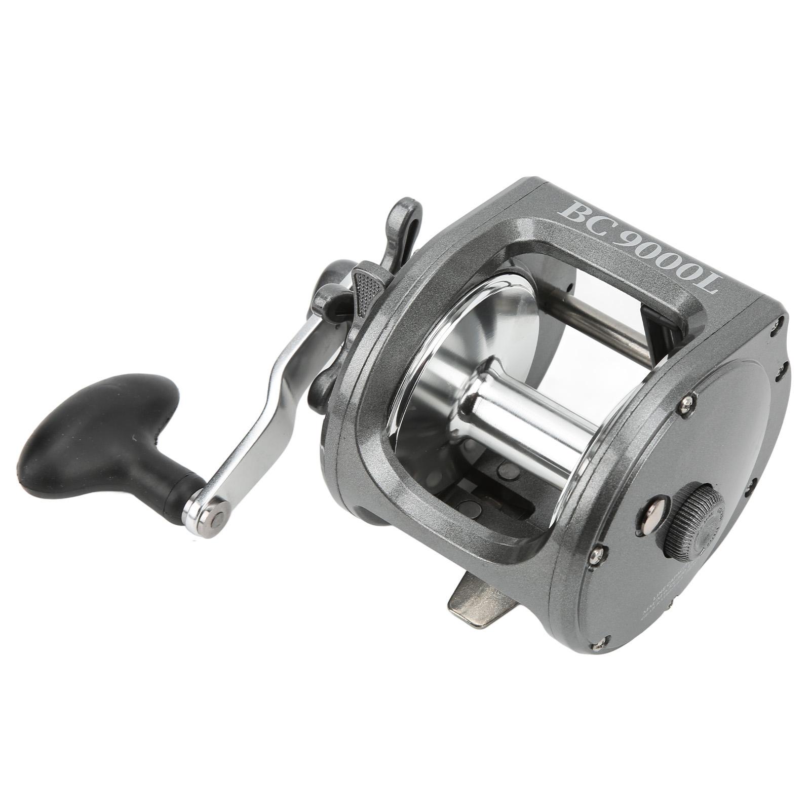 Lixada BC9000L Metal Trolling Drum Fishing Reels 3.6:1 Speed Baitcasting Fishing Reel Left Handed