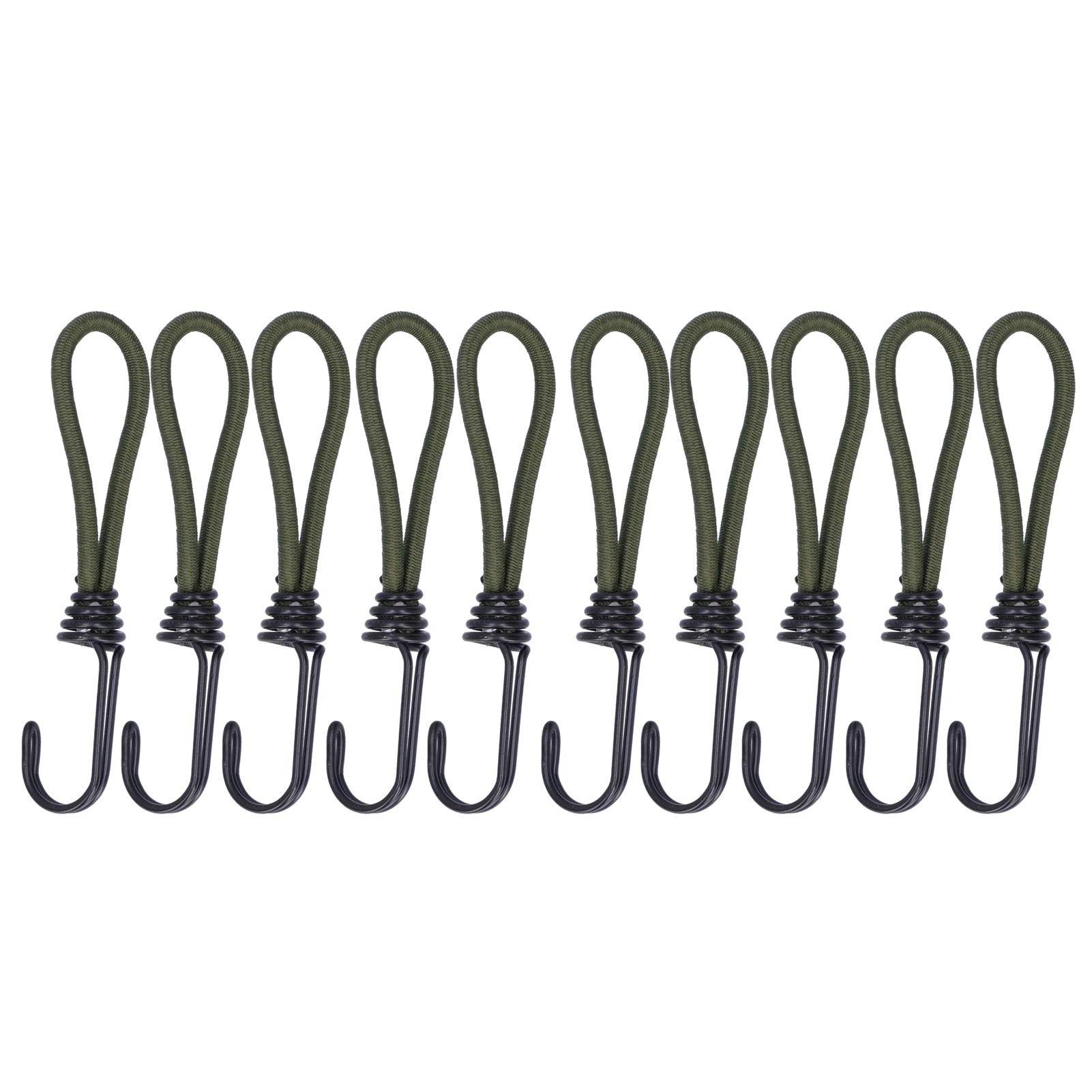 Health & Beauty PRODUCT 10pcs Tent Elastic Rope with Hook Camping Tent Fixation Elastic Rope Accessories