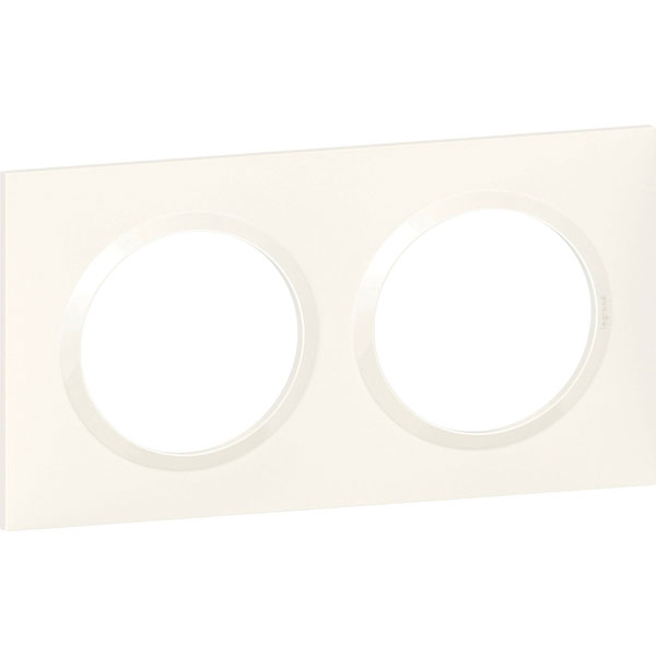 Legrand 600802 Cover Round Frame for 2 Switches/Sockets Vertical/H...