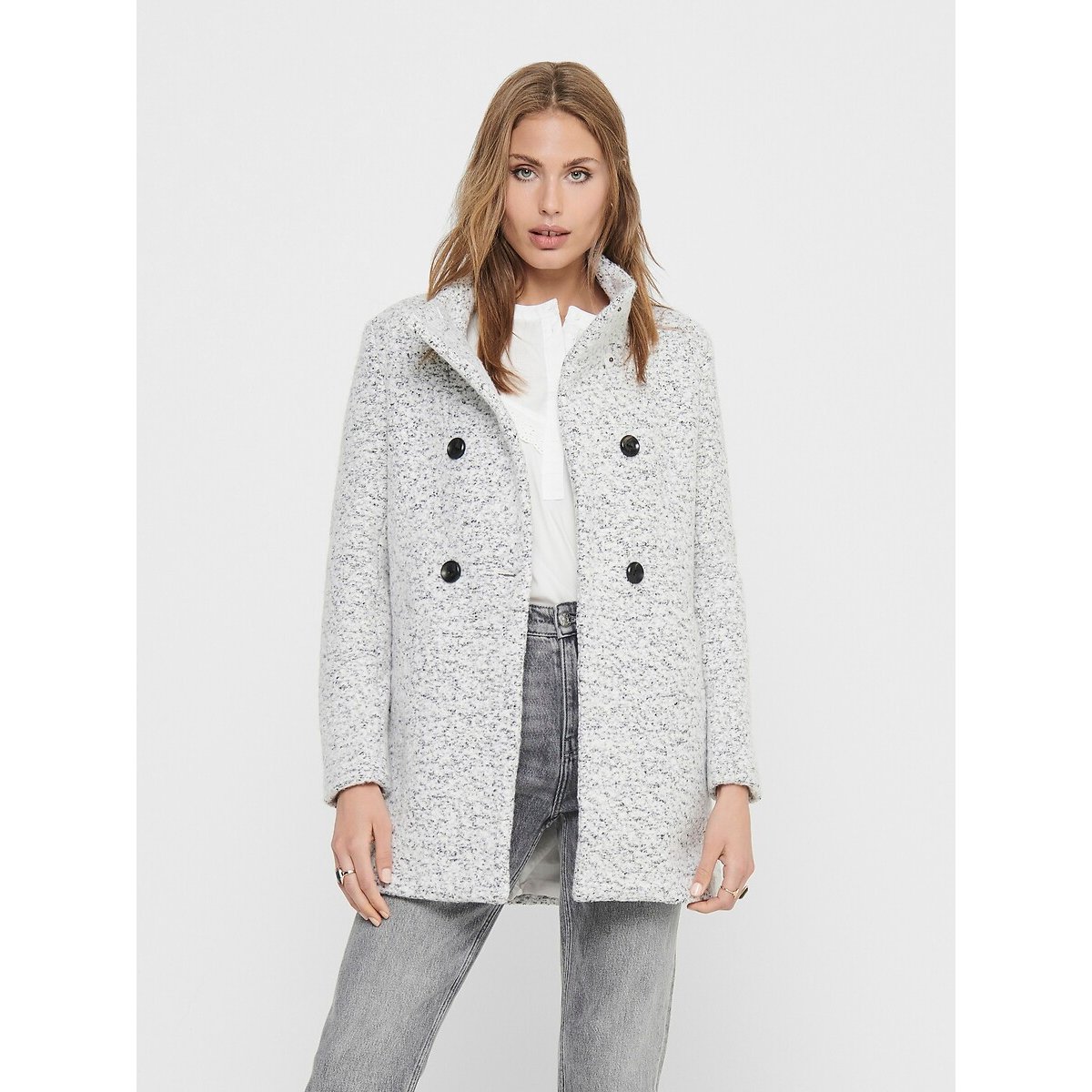 Only ONLNEWSOPHIA Women's Coat in White