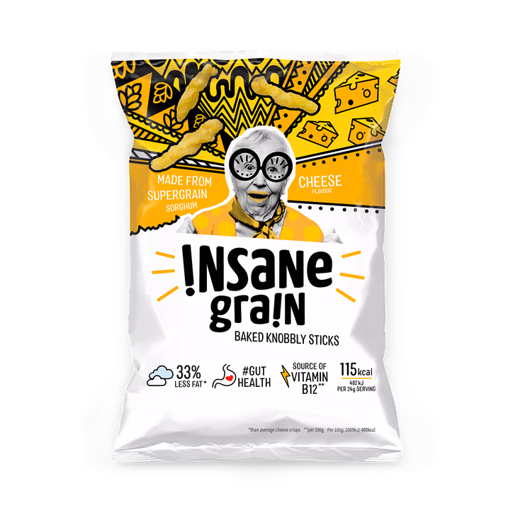 Insane Grain Vegan Cheese Sorghum Supergrain Puffs