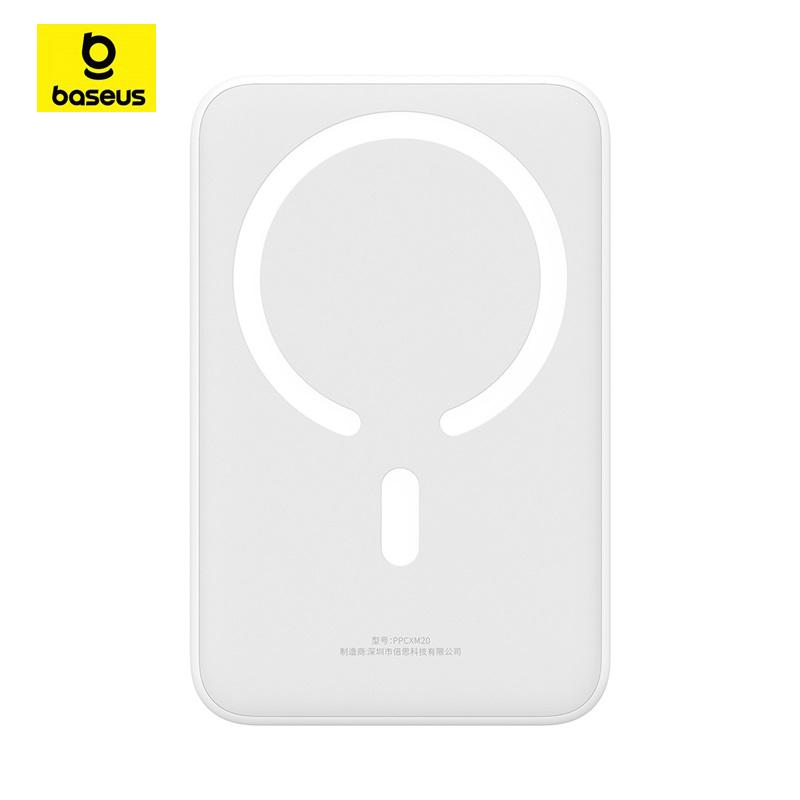 Baseus Magnetic Mini Wireless Fast Charge 20000mAh 20W Power Bank purple