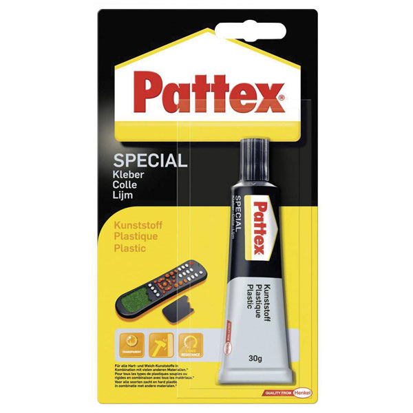 Pattex PXSM2 Kunstoff Adhesive Transparent 30g Ideal for Home Repairs