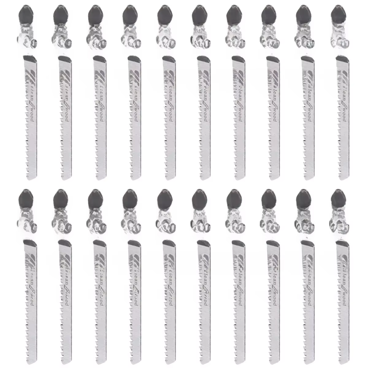20Pcs Reciprocating Jigsaw Blade T101AO T-Shank Multi Jig Saw Blades for Wood Plastic Cutting Disc