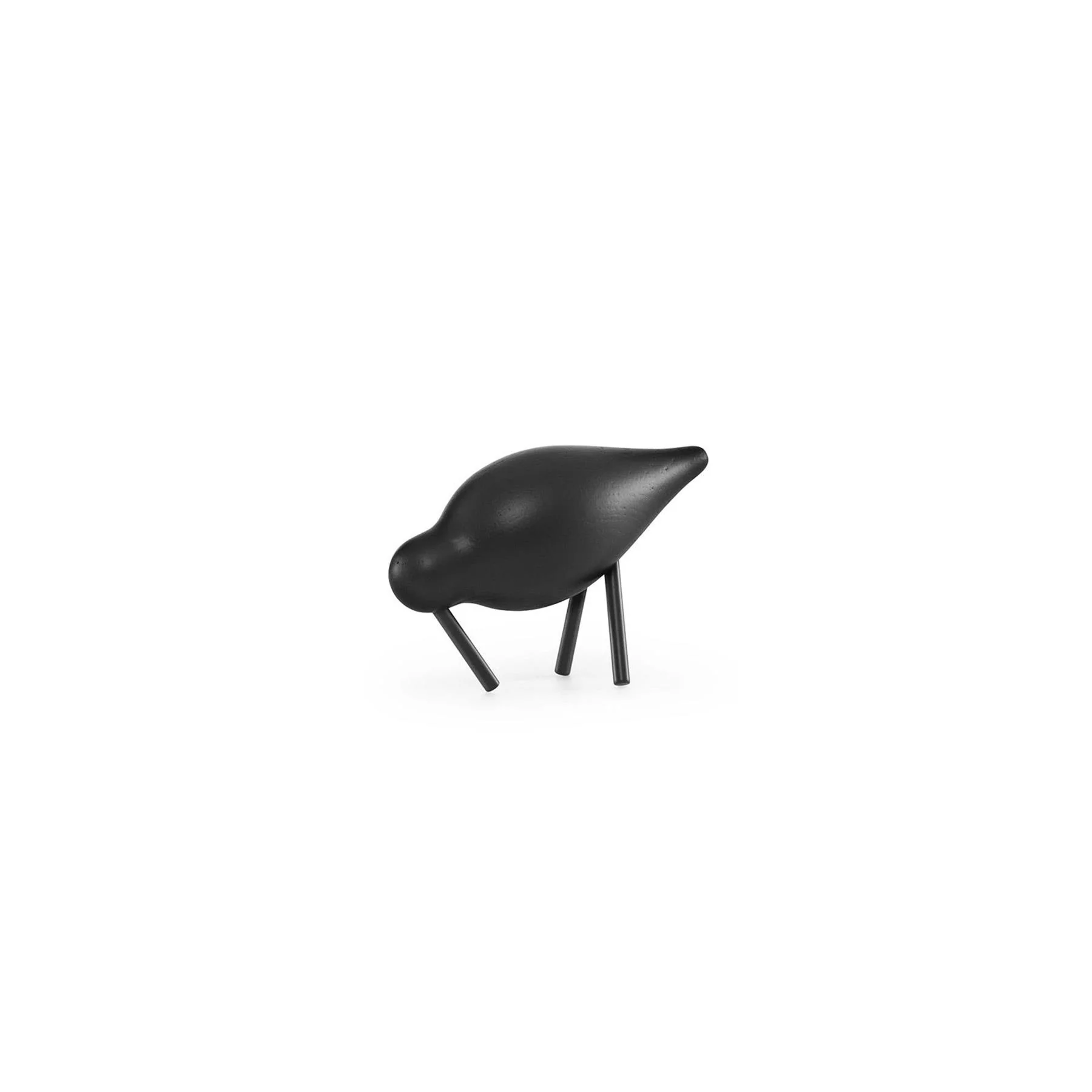Normann Copenhagen - Shorebird Ornament - Black/Black - Small